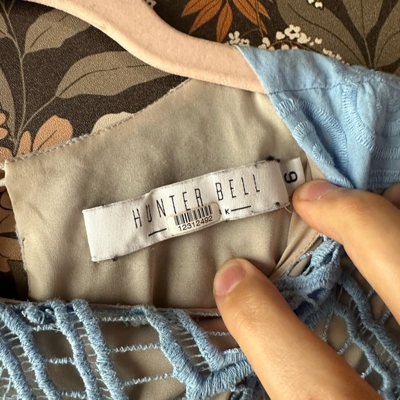 Hunter Bell Blue Fawn Top size 6 - Picture 6 of 8